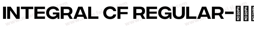 Integral CF Regular字体转换